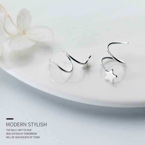 Vue alternative de Rotating Star Earrings