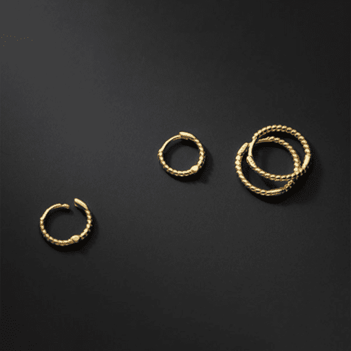 Round Twist Hoop Earrings - Image 7