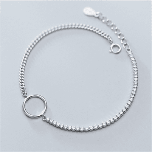 Cuban Link and Zircon Bracelet - Image 2