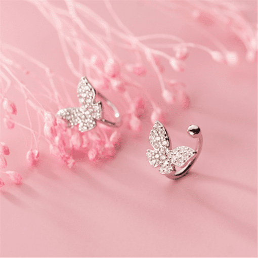 Butterfly Clip On Earrings - Image 3