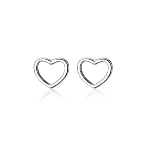 Hollow Love Heart Stud Earrings - Image 5