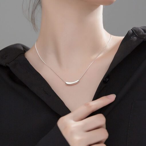 Geometric Arc Necklace - Image 6