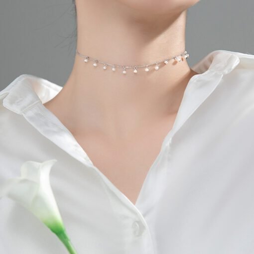 Baroque Pearl Choker Necklace - Image 3