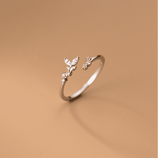 Branch Bud Sparkle Ring - Image 5
