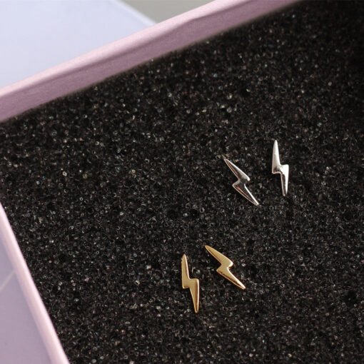 Lightning Stud Earrings