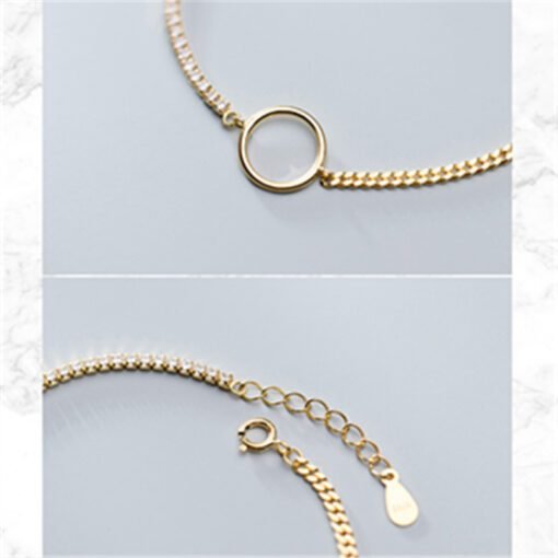 Cuban Link and Zircon Bracelet - Image 6