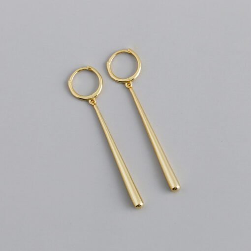 Long Water Drop Earrings - Image 2