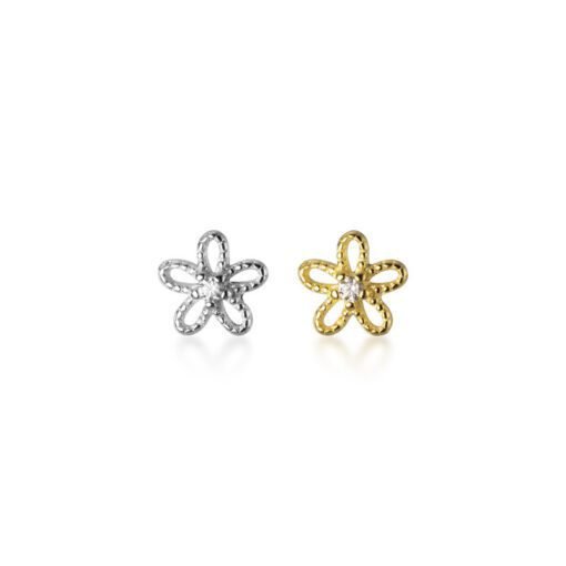 Hollow Flower Stud Earrings - Image 7