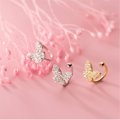 Butterfly Clip On Earrings - Image 7