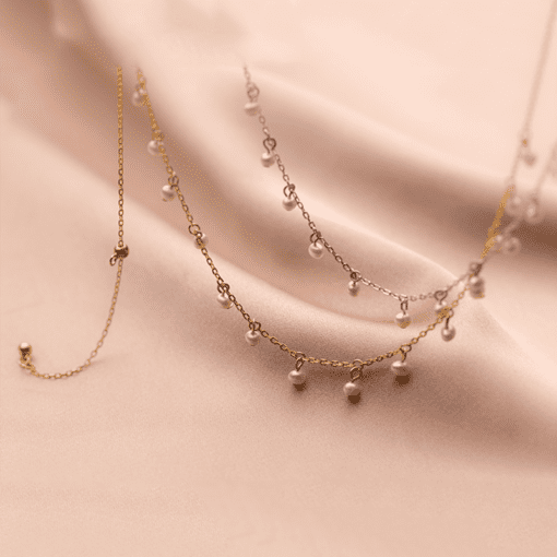 Baroque Pearl Choker Necklace - Image 4