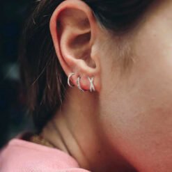 Chic Cross Clip On Earrings