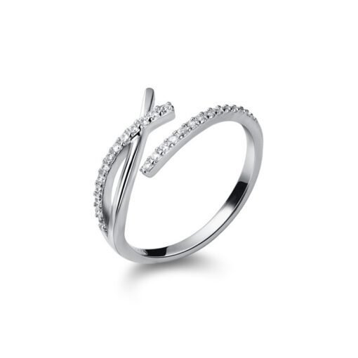 Open Letter Cross Ring - Image 6