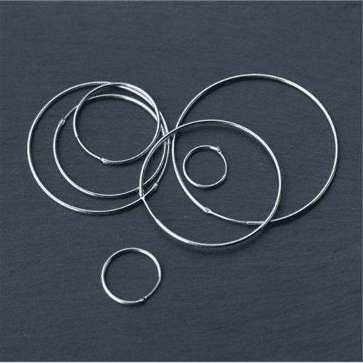 Circle Hoop Earrings - Image 4