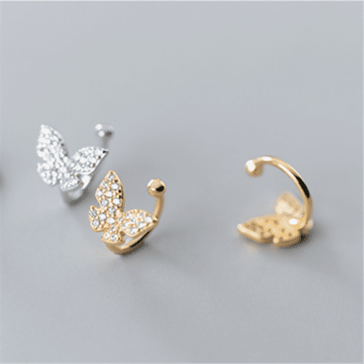 Butterfly Clip On Earrings - Image 6