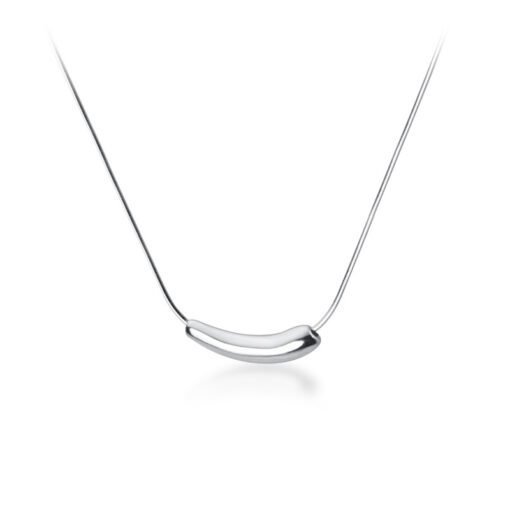 Geometric Arc Necklace - Image 5