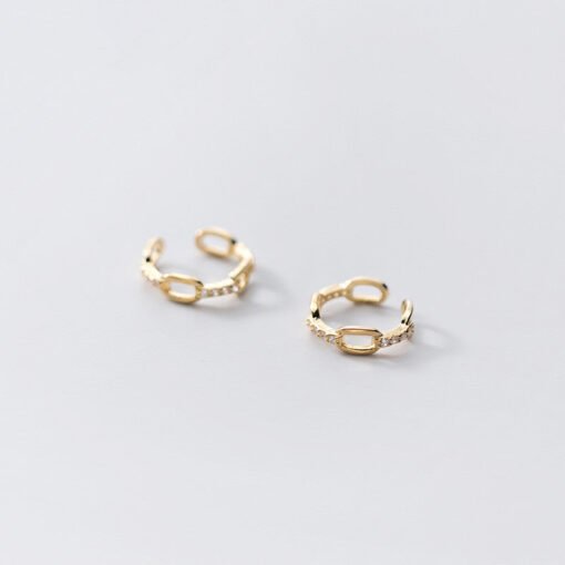 Chain Ear Clip Earrings