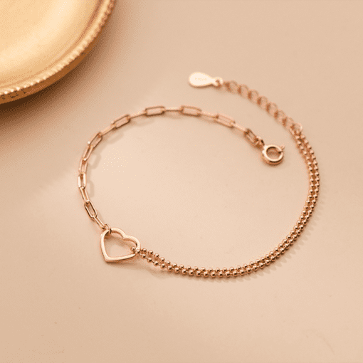 Whimsical Love Chain Bracelet - Image 3