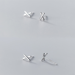 Mini Cross Stud Earrings