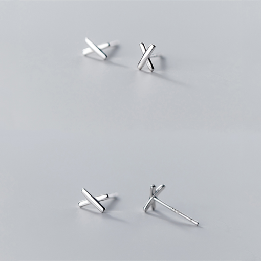 Mini Cross Stud Earrings