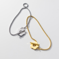 OT Buckle Bead Chain Bracelet