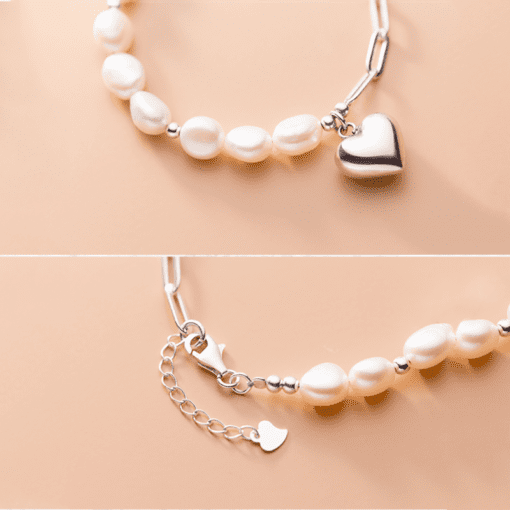 Baroque Pearl Chain Bracelet - Image 9