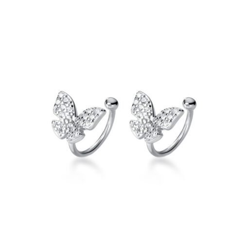 Butterfly Clip On Earrings - Image 4