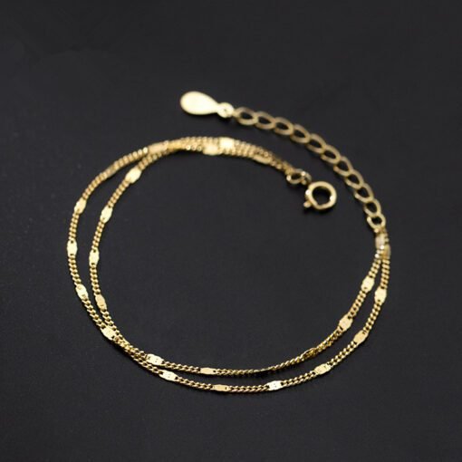 Double Chain Link Bracelet - Image 4