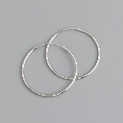 Korean Simple Hoop Earrings
