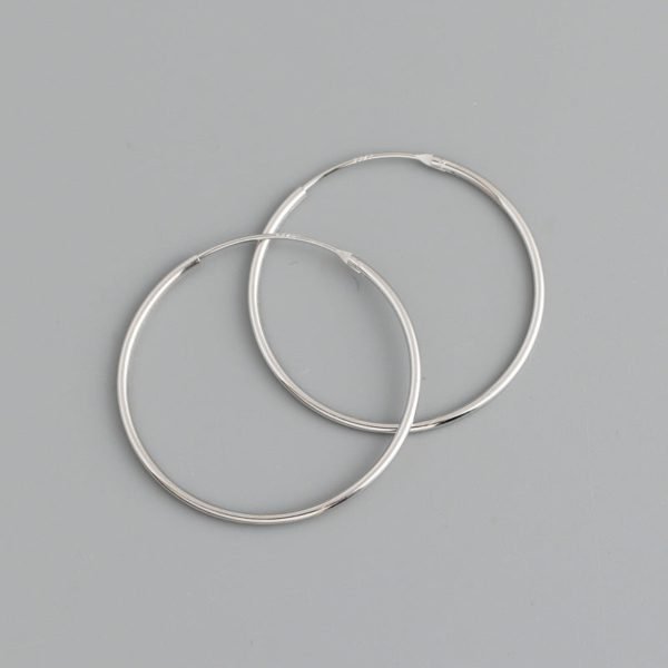 Korean Simple Hoop Earrings