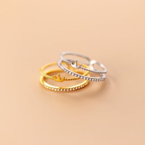 Royal Elegance Double Band Ring - Image 4