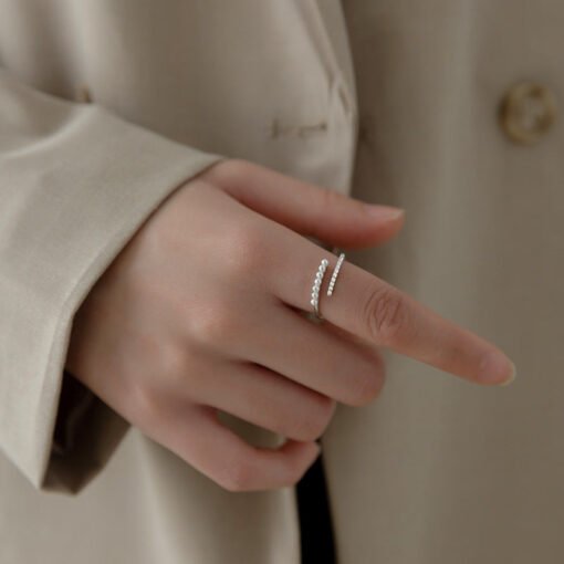 Pearl and Zircon Harmony Ring - Image 3