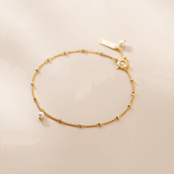 Vue alternative de Sweet Pearl Beads Link Bracelet