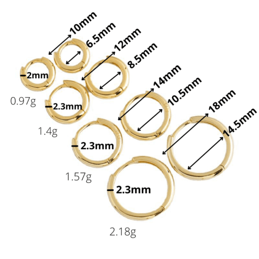 Simple Hoop Earrings - Image 6