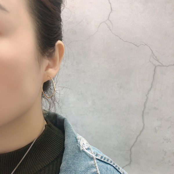 Korean Simple Hoop Earrings