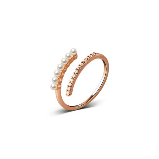 Pearl and Zircon Harmony Ring - Image 5