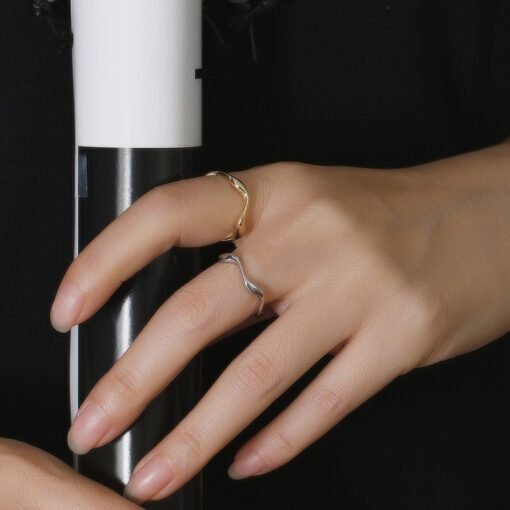 Graceful Waves Ring - Image 3