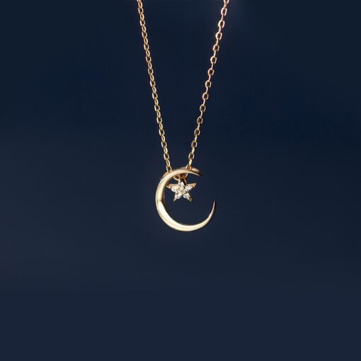 Star Moon Necklace - Image 3