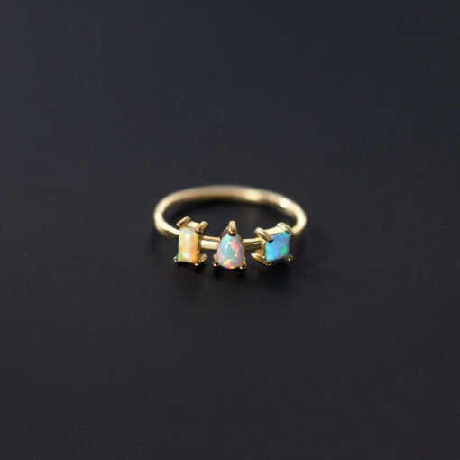 Opal Tricolor Ring - Image 6