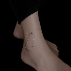 Simple Korean Tassel Anklet