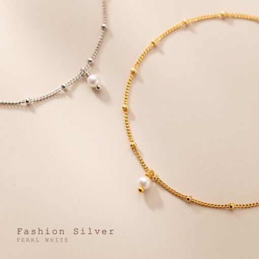 Sweet Pearl Beads Link Bracelet - Image 5