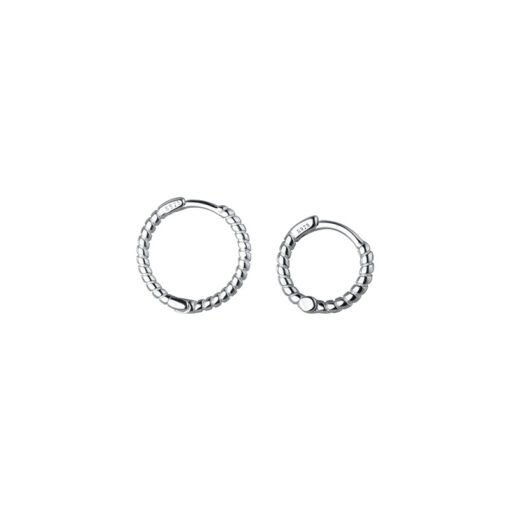 Round Twist Hoop Earrings - Image 3