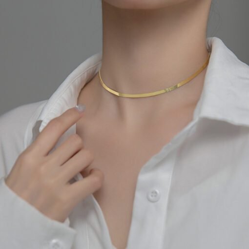 Snake Charmer Clavicle Necklace - Image 2
