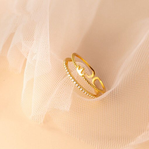 Royal Elegance Double Band Ring - Image 7