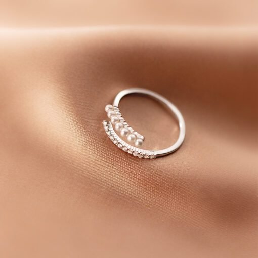 Pearl and Zircon Harmony Ring - Image 5
