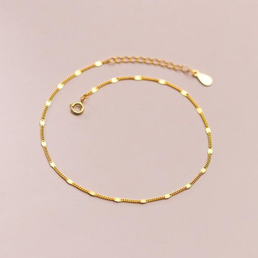 Simple Link Chain Anklet