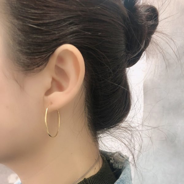 Korean Simple Hoop Earrings