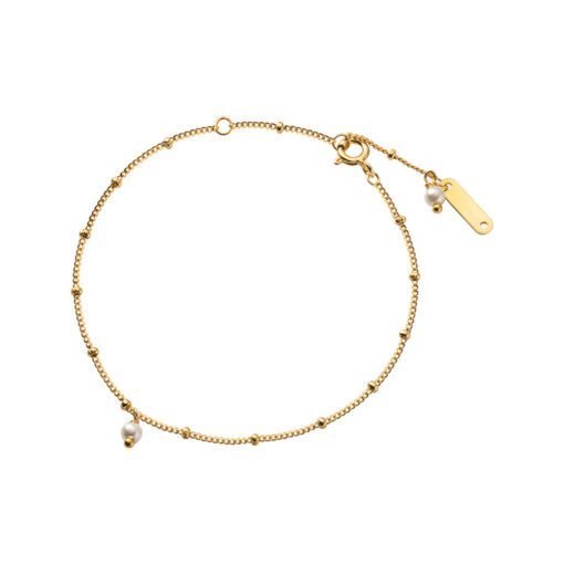Sweet Pearl Beads Link Bracelet - Image 7