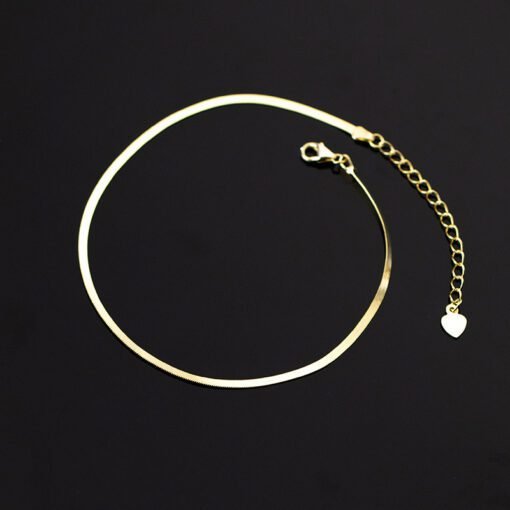 Simple Anklet In The Form Of A Snake Bone - Image 2