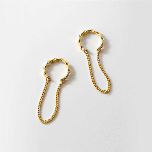 Punk Chain Ear Clips - Image 4