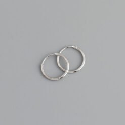 Korean Simple Hoop Earrings